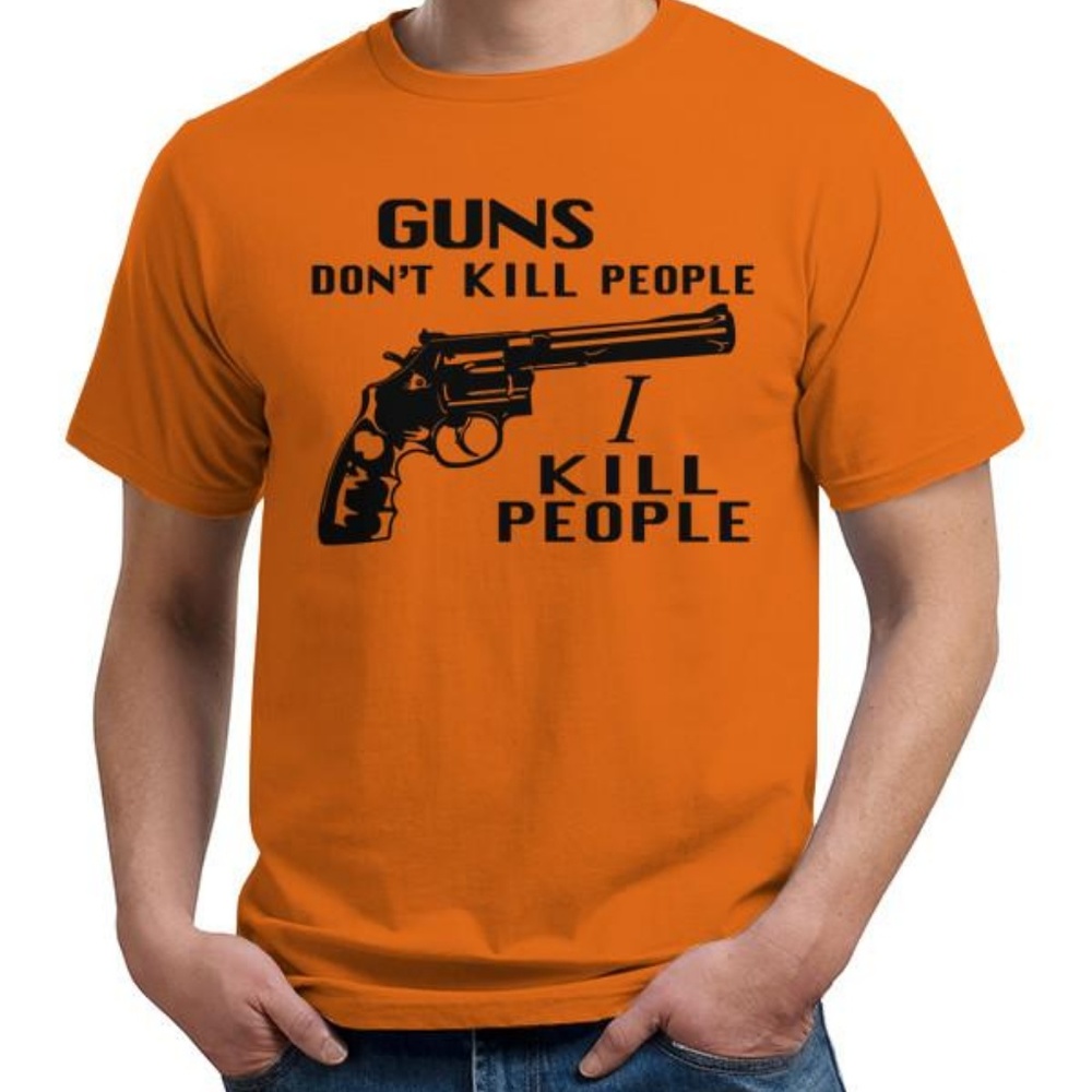 Guns Don't Kill People Happy Gilmore Pop Culture T